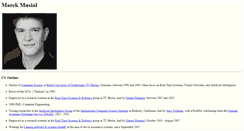 Desktop Screenshot of marekmusial.de