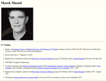 Tablet Screenshot of marekmusial.de